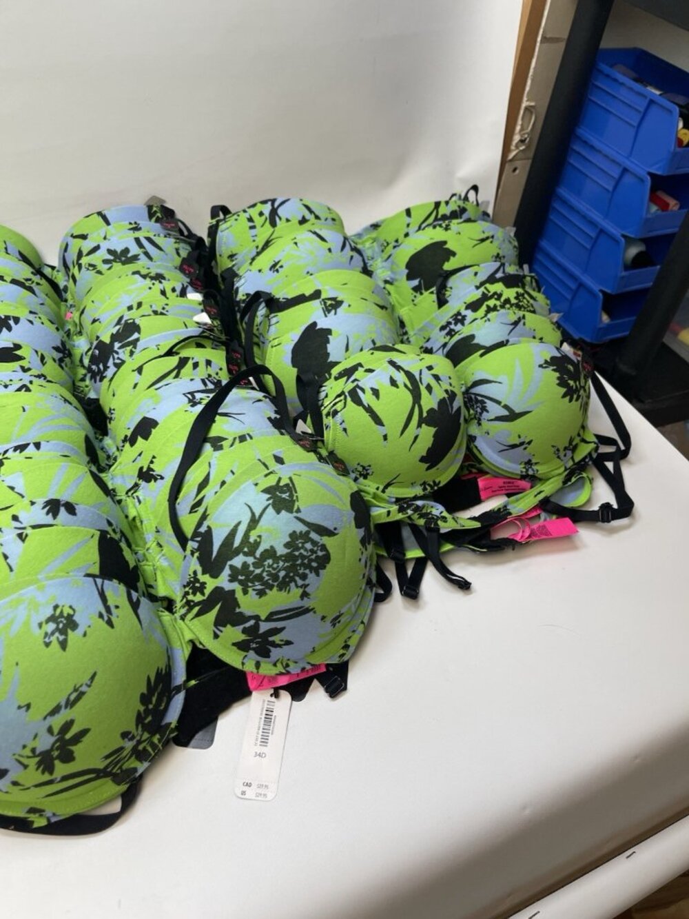 Wholesale NEW La Senza Floral AOP Summer Lightly Lined & Push Up Reseller Clear - Picture 4 of 6